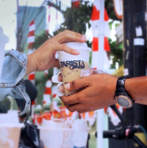 barista minumam coffee