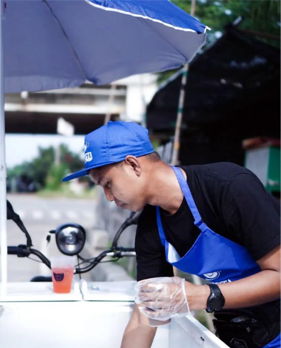 visi misi barista kedai kopi keliling